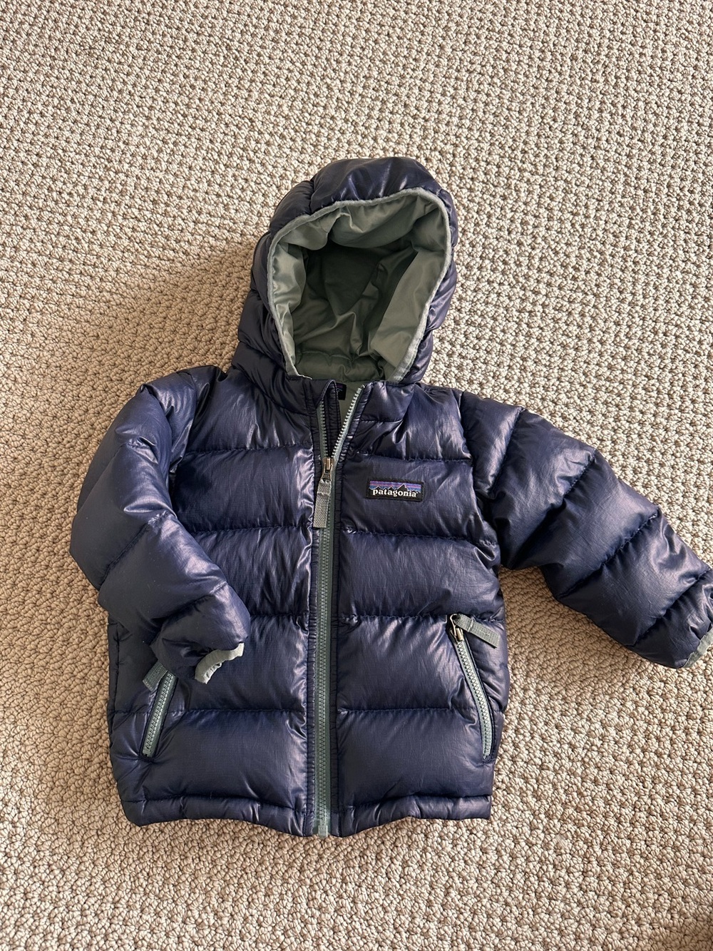 Patagonia hi loft down jacket Puffer baby 12 month